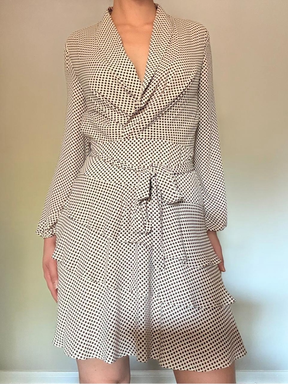 Polka Dot Wrap Dress